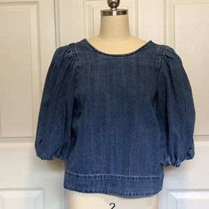 Denim blouse